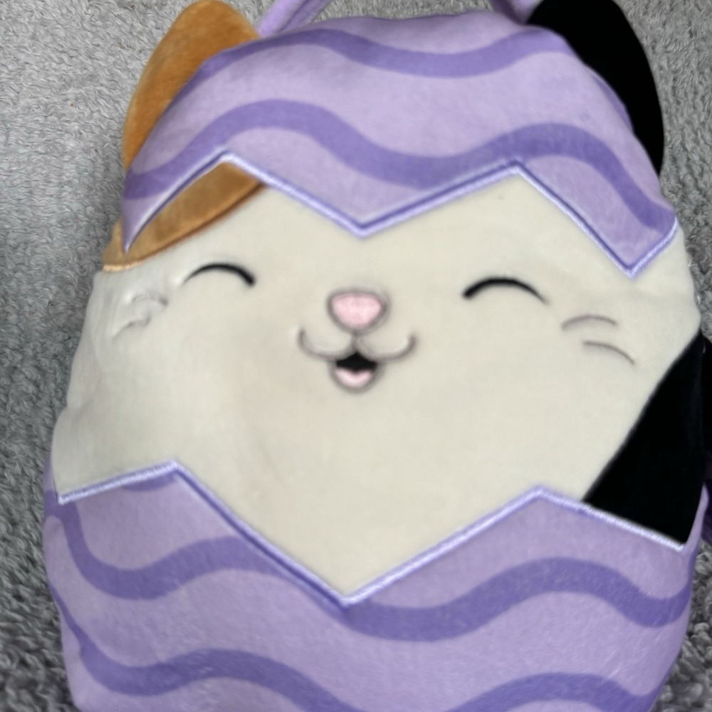 Squishmallows Cam the Calico Cat Plush 10" Easter Basket Stuffed Animal Soft Toy - Picture 3 of 9